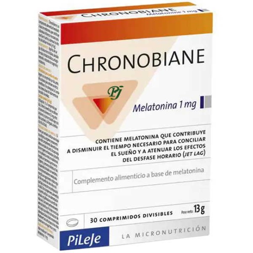 [136787] Chonobiane Melatonina 1Mg 30 Comprimidos - Pileje
