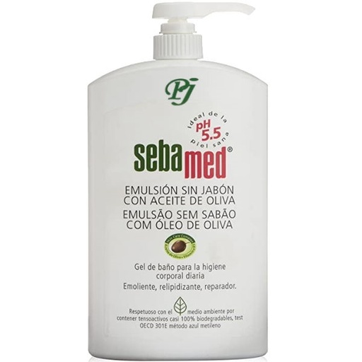 [137166] Emulsion Sin Jabon Oliva 1 L. - Sebamed