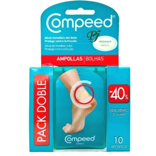 [137249] Ampollas Mediano Duplo 40% 2Uds - Compeed