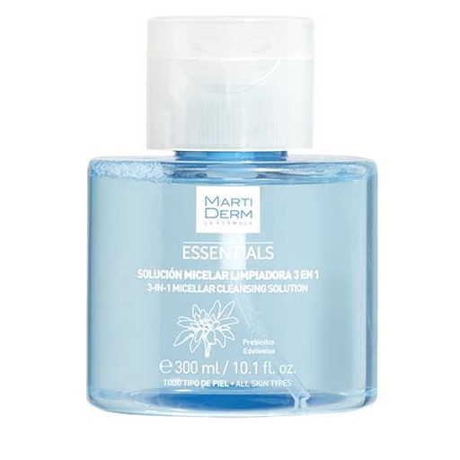 [137926] Solucion Micelar Limpiadora 3 En 1 300Ml Essentials - Martiderm