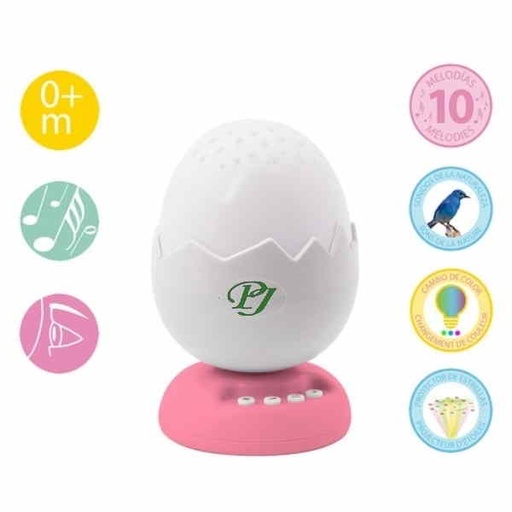 [139098] Proyector Luz Noche Musica Rosa - Kiokids