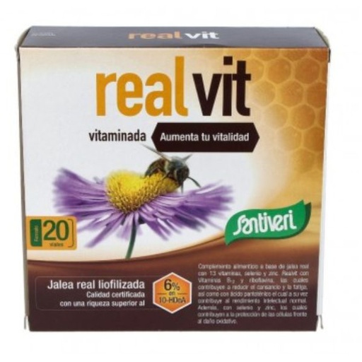 [07338] Realvit Vitaminada 20 Viales 10Ml - Santiveri