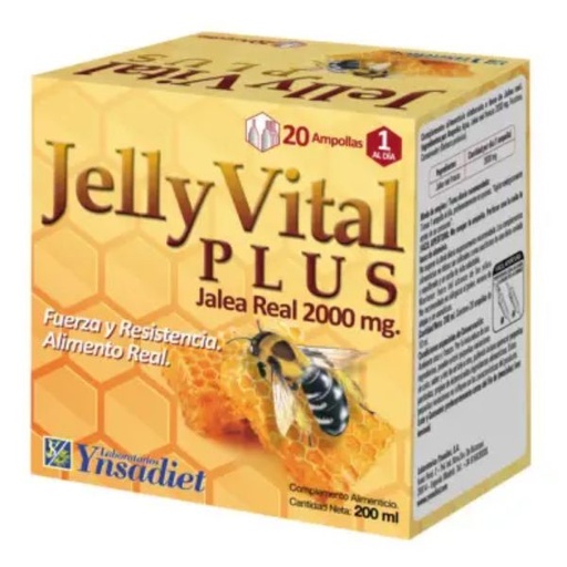 [07203] Jelly Vital Plus Ampollas 20X10Ml - Ynsadiet