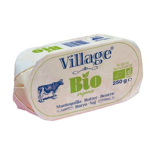 [06942] Mantequilla Sin Sal Bio 250Gr - Village
