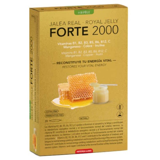 [07334] Bipole Jalea Real Forte 2000 20 Ampollas - Dietéticos Intersa
