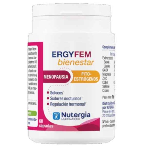 [0505489] Ergyfem Bienestar 60 Capsulas - Nutergia