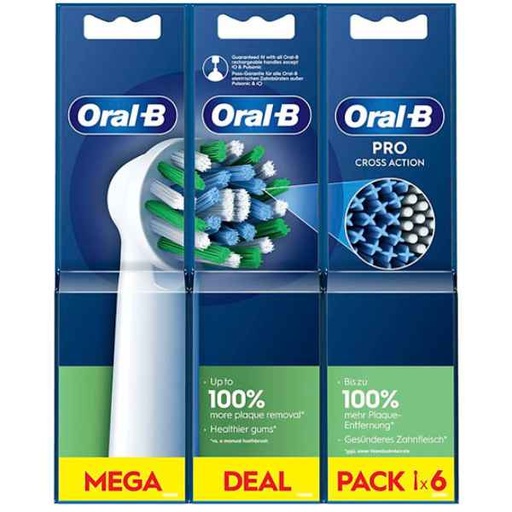 [189378] Recambio 6 Unidades Crossaction - Oral-B