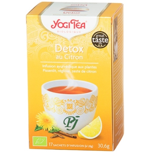[011605] Detox Limon 17 Filtros - Yogi Tea