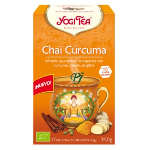 [011681] Chai Curcuma Canela 17 Filtros - Yogi Tea
