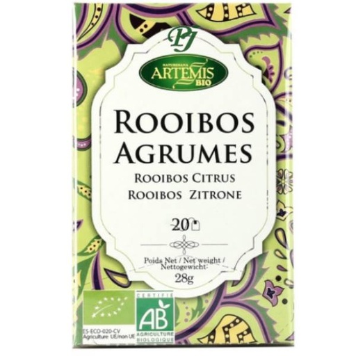 [011690] Te Rooibos Bio 20 Filtros Citricos - Artemis