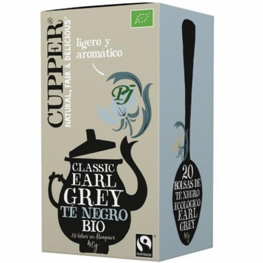 [011761] Te Negro Earl Grey 20 Bolsitas - Cupper