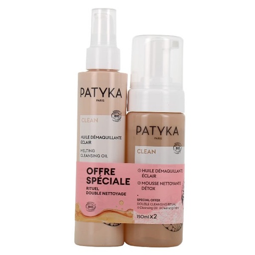 [189181] Pack Mousse Detox 150Ml + Aceite Desmaquillante - Patyka