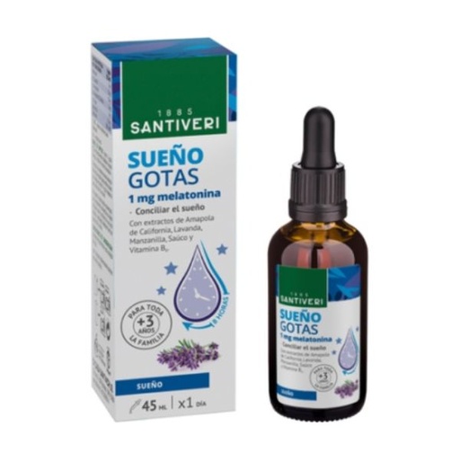 [0504933] Sueño Gotas 1 Mg. Melatonina 45 Ml. Santiveri 