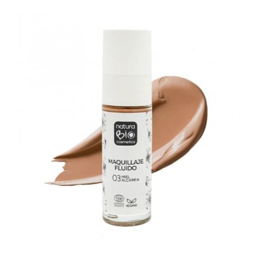 [189353] Maquillaje Fluido 03 Miel Alcarria - NaturaBio