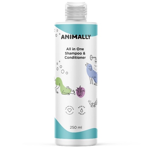 [19900] Animally All In One Shampoo & Conditioner 250 Ml.