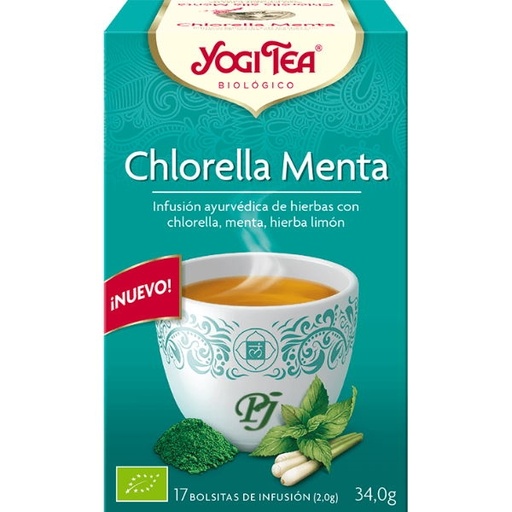 [011851] Chlorella Menta 17 Filtros - Yogi Tea