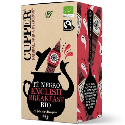 [011944] Te Negro Bio 20 Bolsitas - Cupper