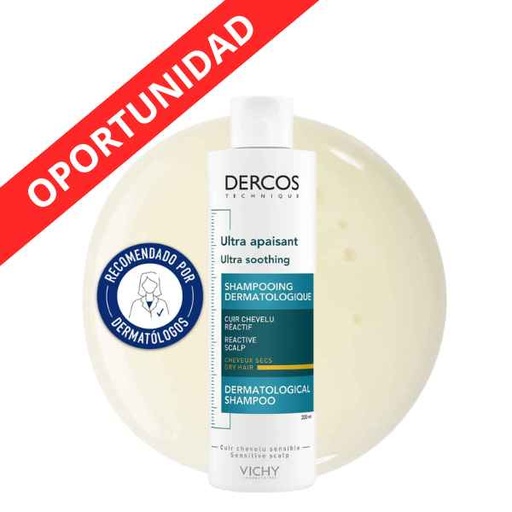 [500016] Champú Cuero Cabelludo Sensible Cabello Seco 200 Ml - Vichy