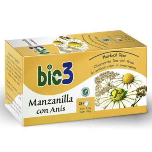[01593] Manzanilla Con Anis 25 Filtros -Bie3