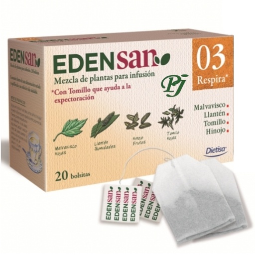 [01613] Edensan 03 Respira 20 Filtros - Dielisa
