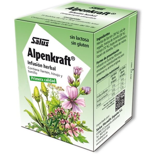 [01954] Alpenkraft Infusion 15 Filtros - Salus