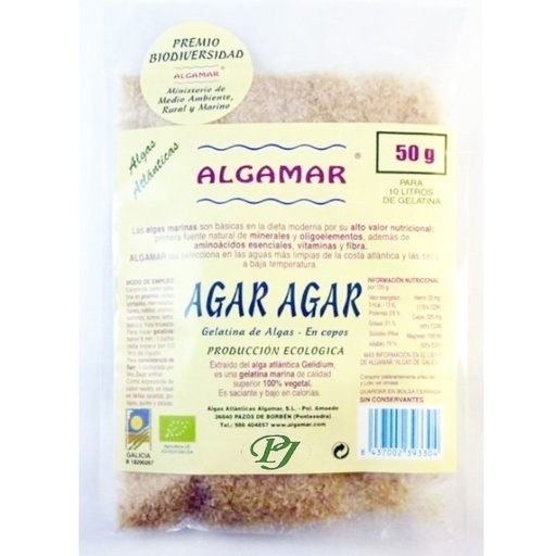 [02124] Alga Agar-Agar Polvo 50Gr - Algamar