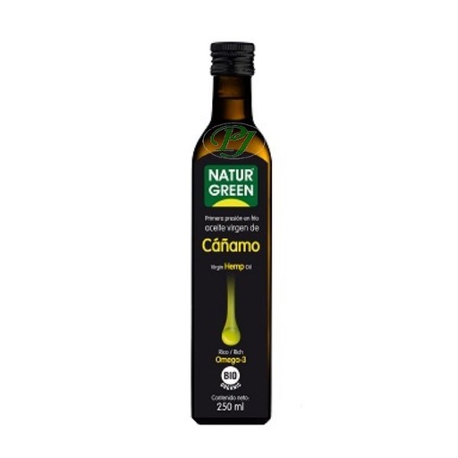 [02384] Aceite Cañamo Bio 250Ml - Naturgreen