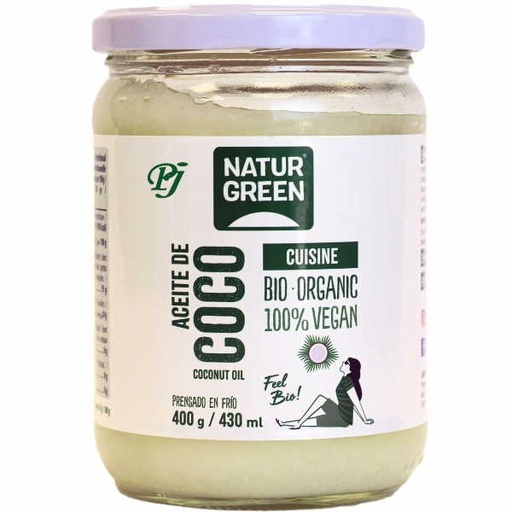[02403] Aceite Coco Desodorizado 430Ml - Naturgreen