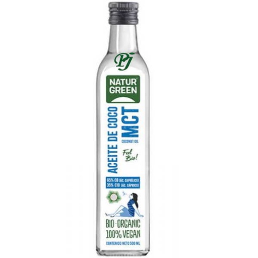 [02442] Aceite De Coco Mct Bio 500Ml - Naturgreen