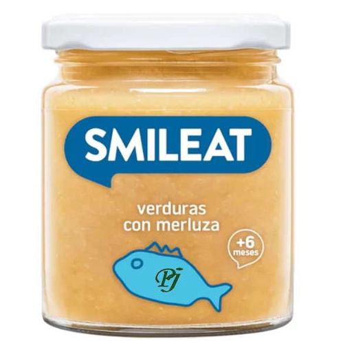 [030074] Potito Verduras Merluza Eco 230Gr - Smileat