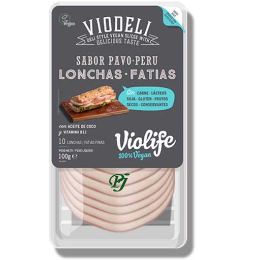 [030425] Viodeli Queso Lonchas Pavo 100Gr - Violife