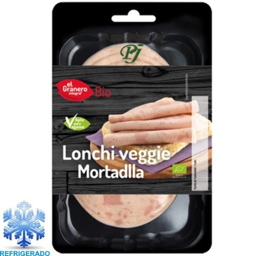 [03693] Lonchas Vegeganas Sabor Mortadela 100Gr - El Granero