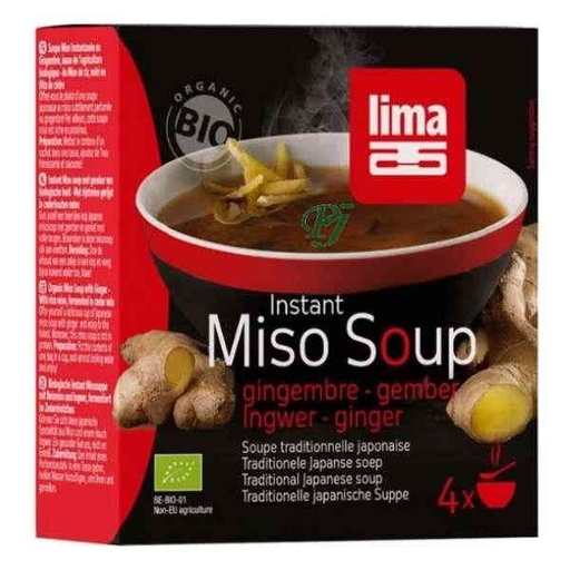[03891] Sopa Instantanea Miso Jengibre 4X15 G. - Lima