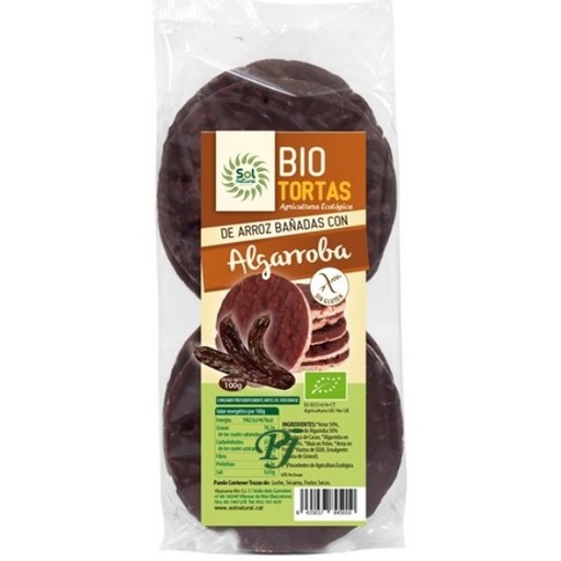 [040999] Tortas Arroz Algarroba 6Uds - Solnatural