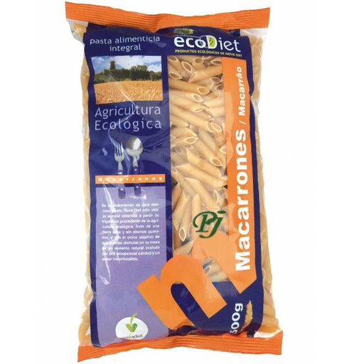 [04396] Macarrones Integrales 500Gr - Novadiet
