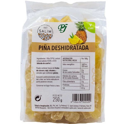 [04406] Piña Deshidratada 250Gr - Intsalim