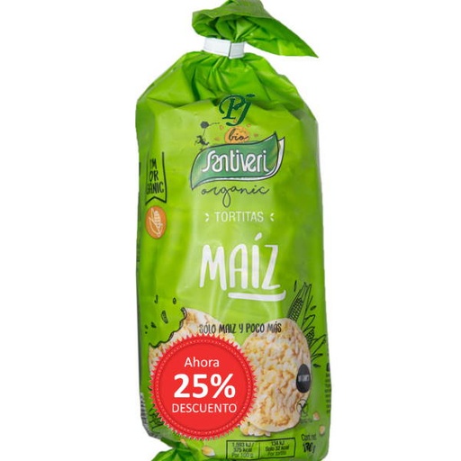[04415] Naturalia Tortitas Maiz 130Gr Bio - Santiveri