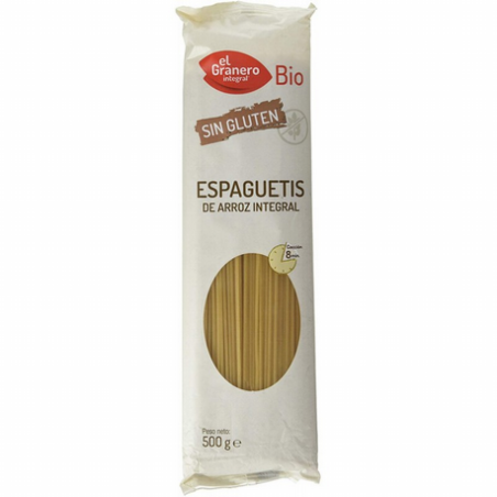 [045127] Espaguetis Arroz Integral Bio 500 Gr. - El Granero