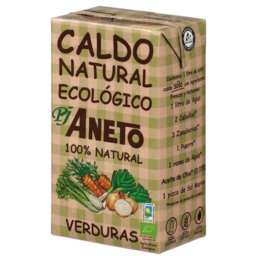 [045198] Caldo De Verduras 1L - Aneto