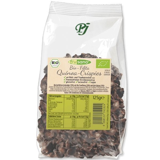 [045389] Crispies Quinoa Chocolate Bio 125Gr - Frusano