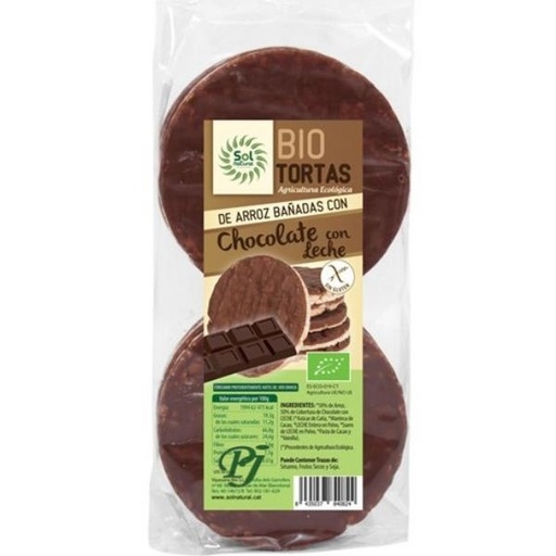 [045429] Tortas Arroz Choco Leche 6 Uds. - Solnatural