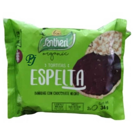 [045486] Tortitas Espelta Chocolate Bio 2X3 - Santiveri