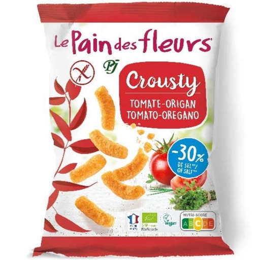 [045550] Ganchito Crousty Tomate Y Oregano 75 G. - Le Pain De Fleurs