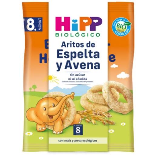 [045572] Aritos De Espelta Y Avena Bio 30Gr - Hipp
