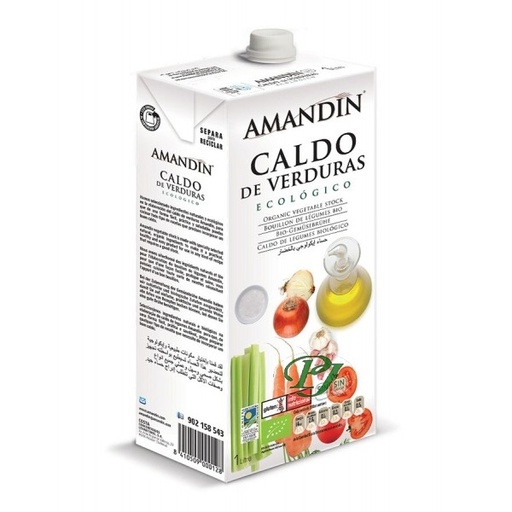 [04846] Caldo De Verduras Eco 1L - Amandin