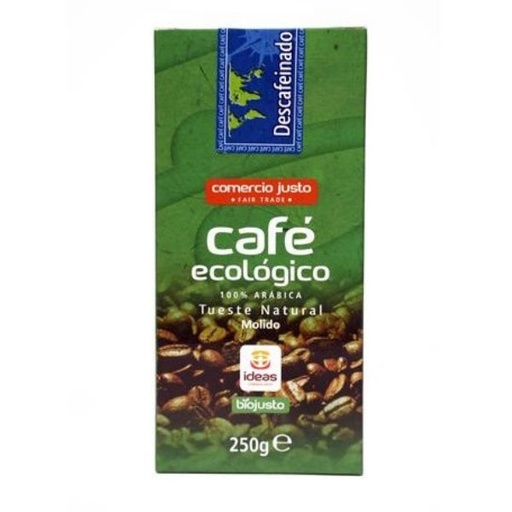 [04858] Cafe Descafeinado Molido Bio 250Gr - Comercio Justo