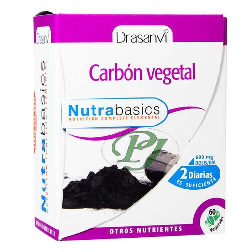 [0500026] Carbon Vegetal 60 Capsulas Vegetales - Drasanvi