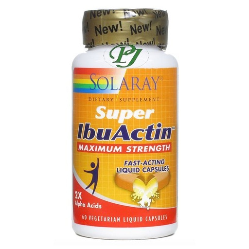[0500071] Super Ibuactin 60 Cápsulas Liquidas Vegetarianas - Solaray
