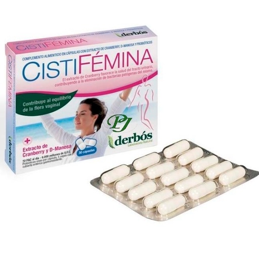 [0500542] Cistifemina 30 Capsulas 500Mg - Derbos
