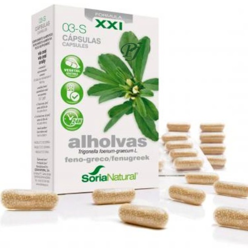 [0500611] Alholvas 03S 30 Capsulas Formula Xxi - Soria Natural